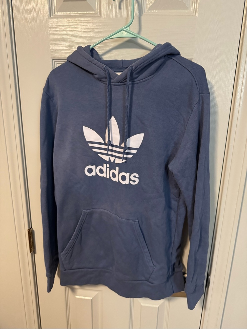 adidas Navy Blue Trefoil Pullover Hoodie